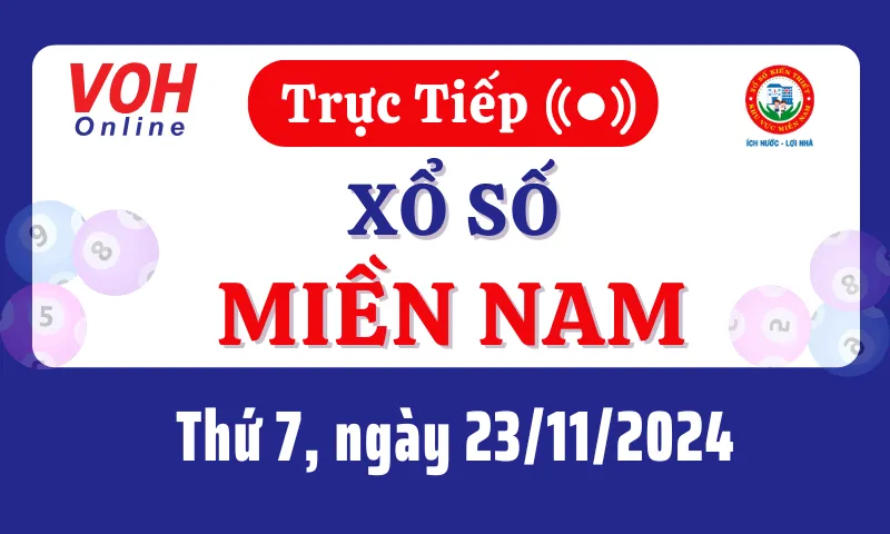 XSMN 11 月 23 日，直播南方彩票 2024 年 11 月 23 日星期六