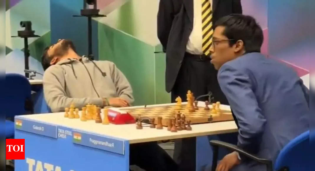 国际象棋世界冠军 D Gukesh 在将 2025 年塔塔钢铁大师赛冠军输给 R Praggnanandhaa 后悲痛欲绝 | 国际象棋新闻